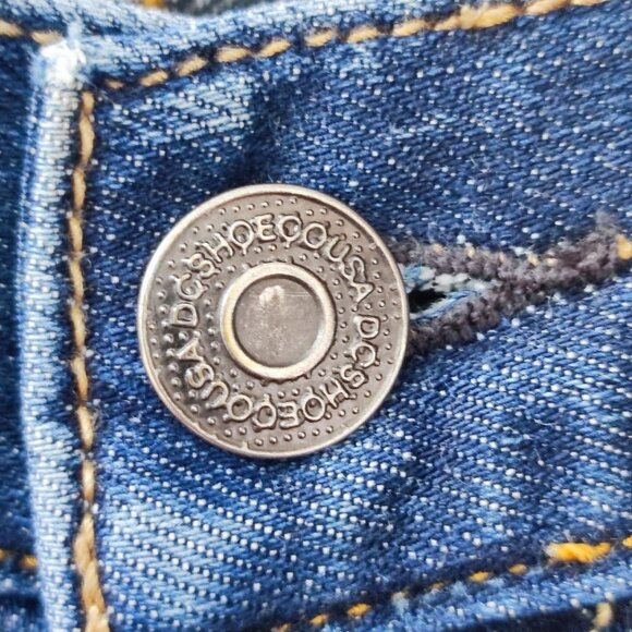 DC Worker Straight jeans dark washed blue men's size 34 - Picture 11 of 16